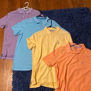 4 IZOD Mens Polo Shirts Advantage Performance Stretch